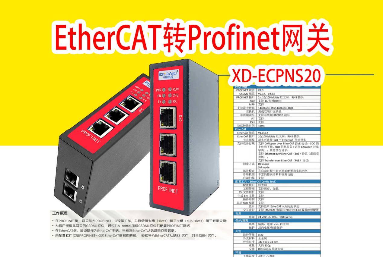 EtherCAT转Profinet网关配置说明第二讲：上位机软件配置