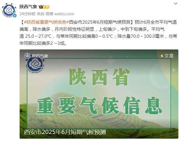 先晴后雨<strong></p>
<p>防原油</strong>，陕西部分地方将再迎降水！西安降雨时间来了