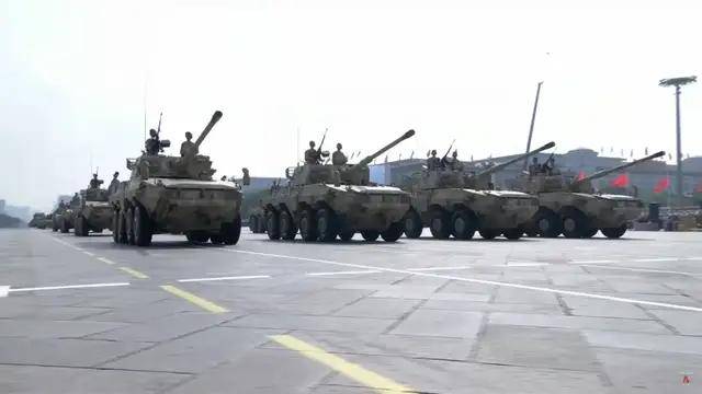 100式坦克<strong></p>
<p>原油</strong>？红旗-29？东风-61？九三阅兵都有哪些亮点？