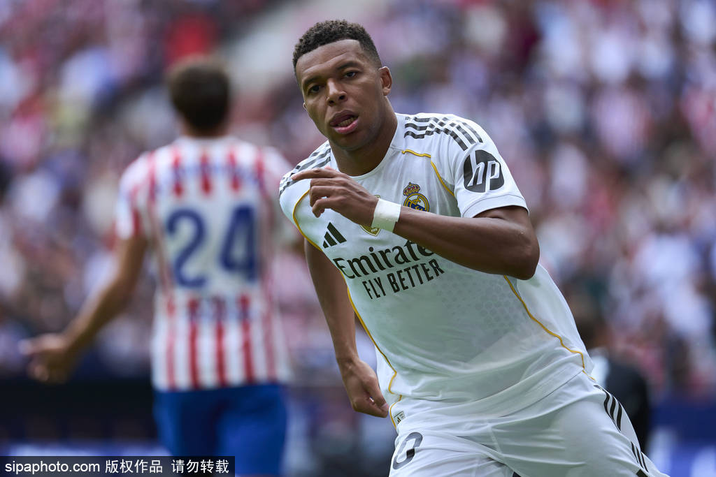 西甲-小蜘蛛双响姆巴佩破门难救主 马竞5-2送皇马赛季首败