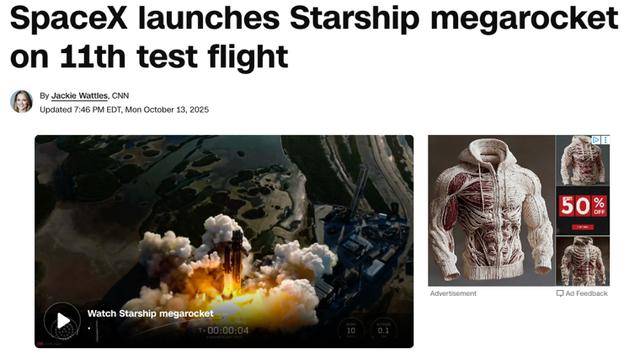 第11次试飞成功<strong></p>
<p>币安币行情</strong>，“星舰”实现“活着回来”